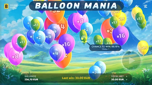 Balloons mania gameplay